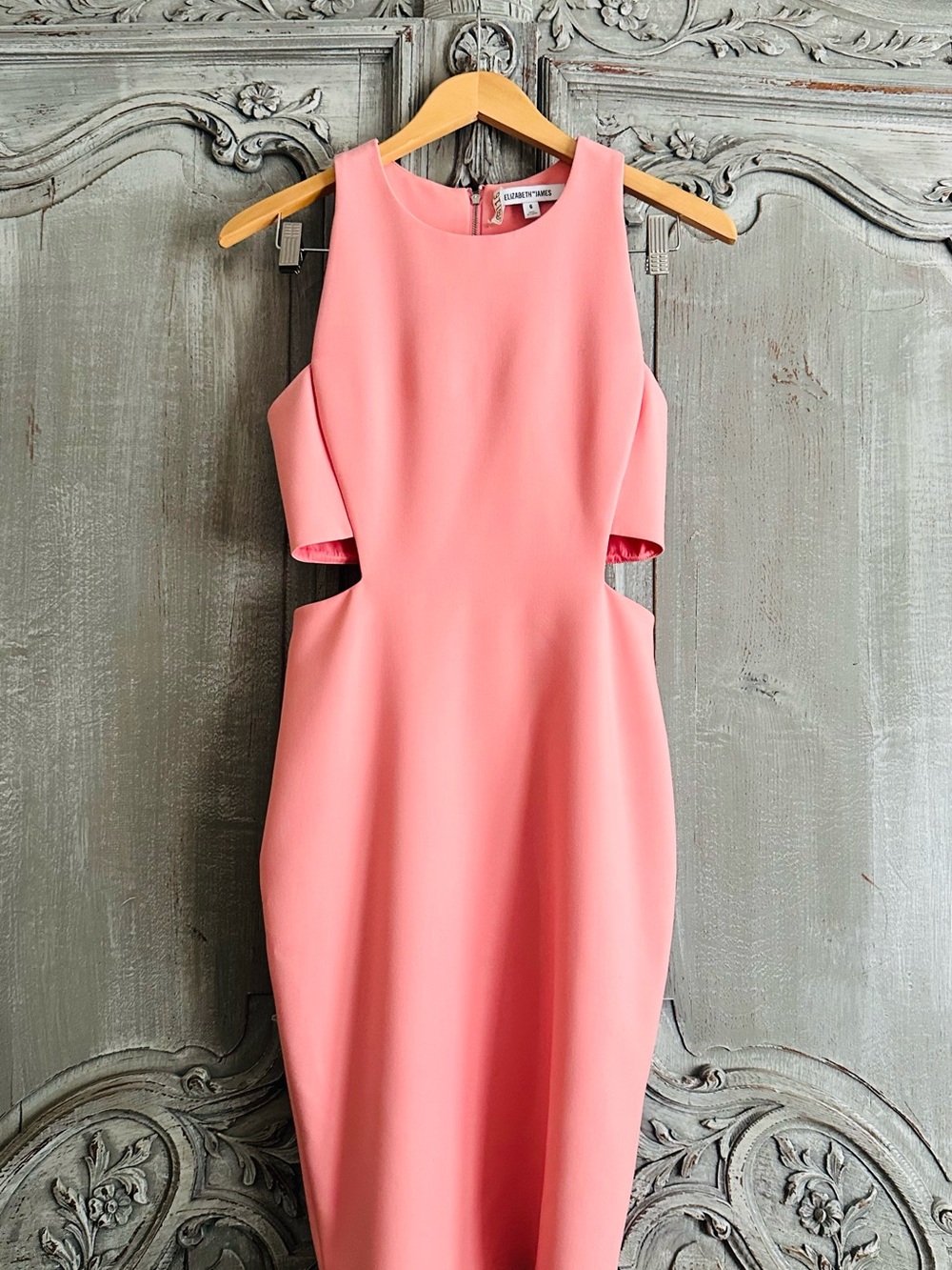 James Perse Elegant Pink Cutout Dress